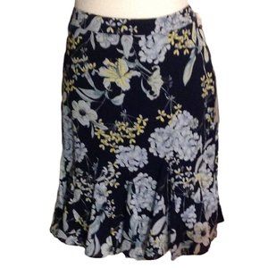 Karl Lagerfeld Floral Flounce Skirt. New With Tickets. Size 16
